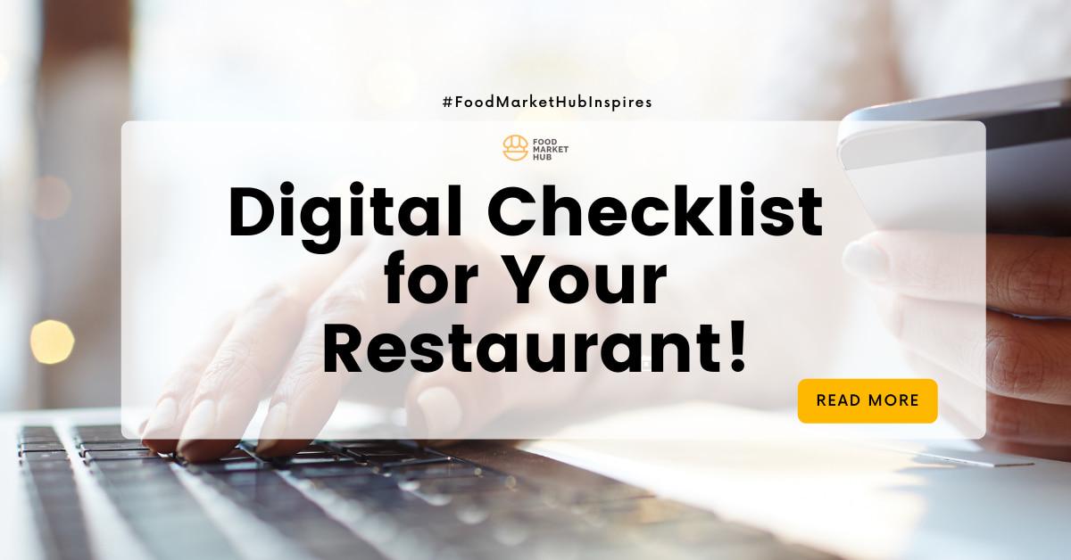 Must-Have Digital Checklist for Your Restaurant
